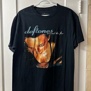 Black Deftones Graphic T-Shirt
